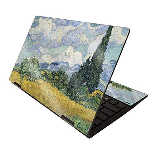 Wheatfield With Cypresses