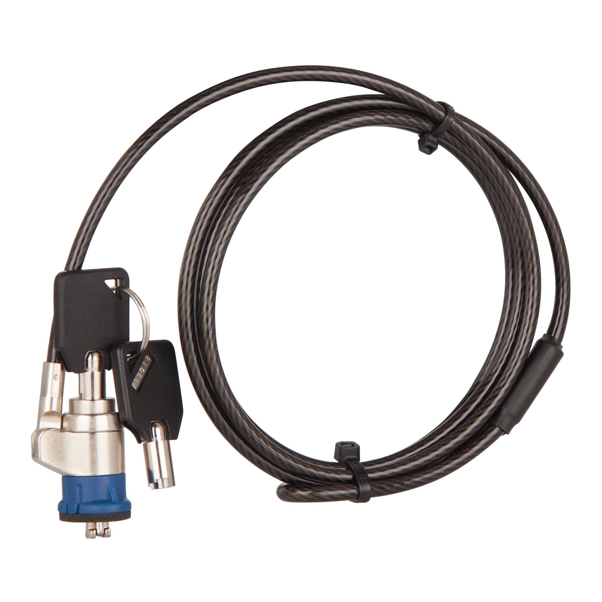 The Joy Factory LockDown Universal Key Security Cable Anti-Theft Lock 6-Foot for Laptops and Tablets (SCU102) - Secure Your Devices in Offices, Schools & Public Spaces