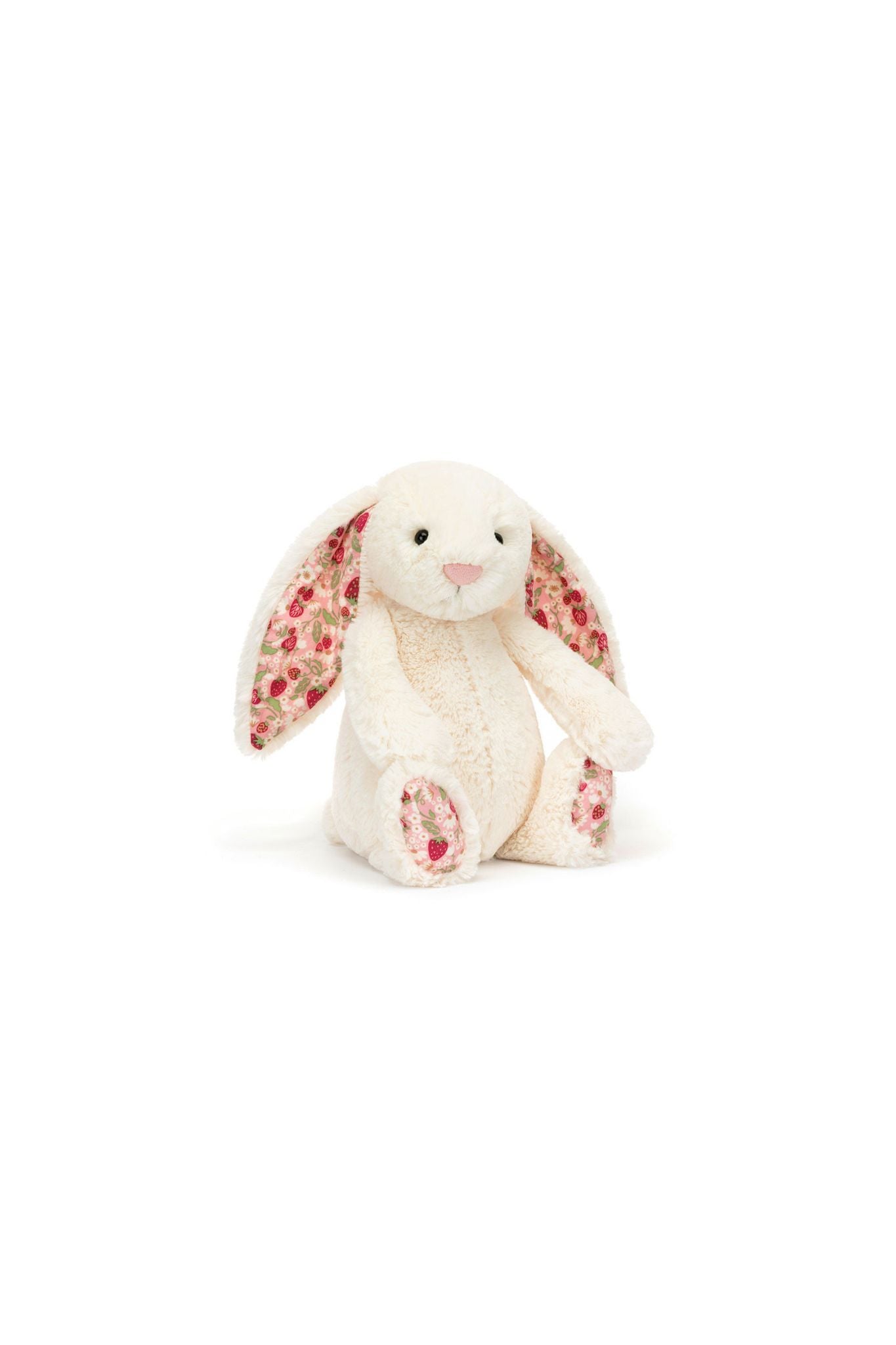 Jellycat Blossom Cream Bunny 'Berry' - Soft Plush Stuffed Animal Toy for Babies, Kids & Nursery Decor | Perfect for Gifts, Cuddling & Themed Room Decorations