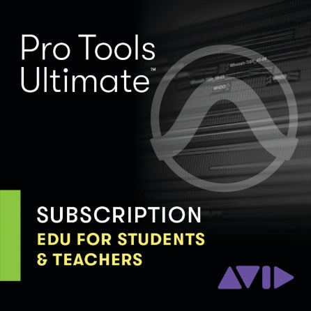 Avid Pro Tools Ultimate 1-Year Subscription for Students & Teachers - Digital Download | Professional Audio Production Software for Music Recording, Mixing & Mastering
