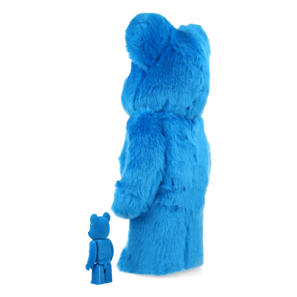 400% & 100% Bearbrick Coin Parking Delivery x Sesame Street Elmo (CPD Version) and Shiraishi San (Sesame Street Version) - Limited Edition Collectible Figures for Display & Gifting