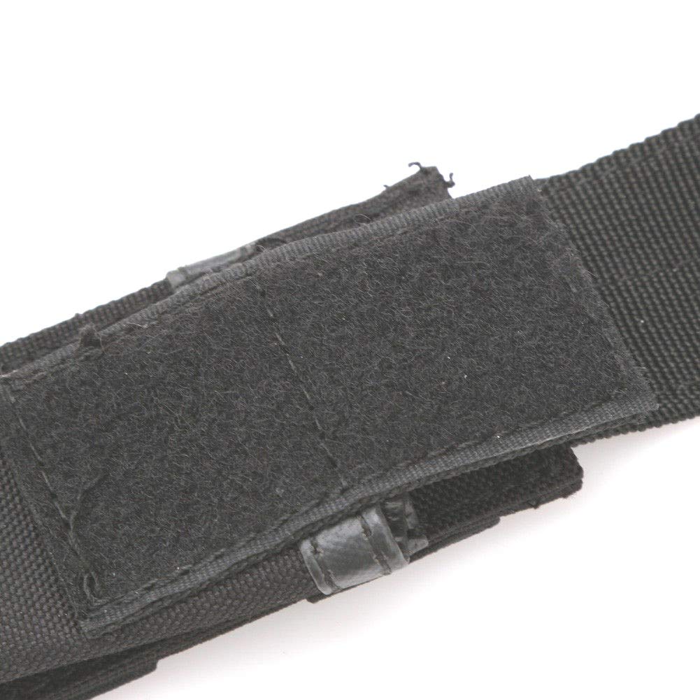 EXPLORER Tactical Velcro & MOLLE Single Pistol Magazine/Knife Pouch - Durable Military-Grade EDC Accessory for Hunting, Airsoft & Outdoor Adventures