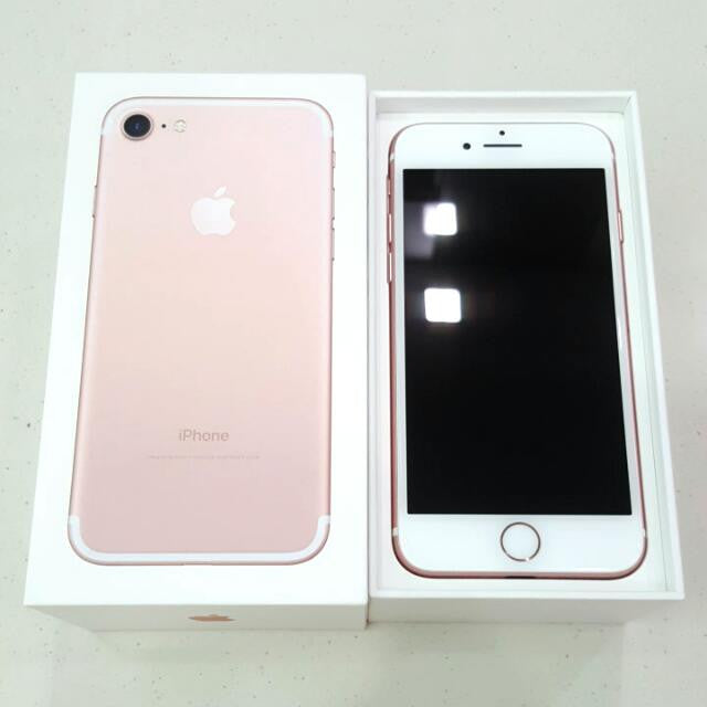 Apple iPhone 7 128GB Unlocked Smartphone - Rose Gold Color | Water Resistant, 12MP Camera, 4K Video | Perfect for Travel, Business & Daily Use