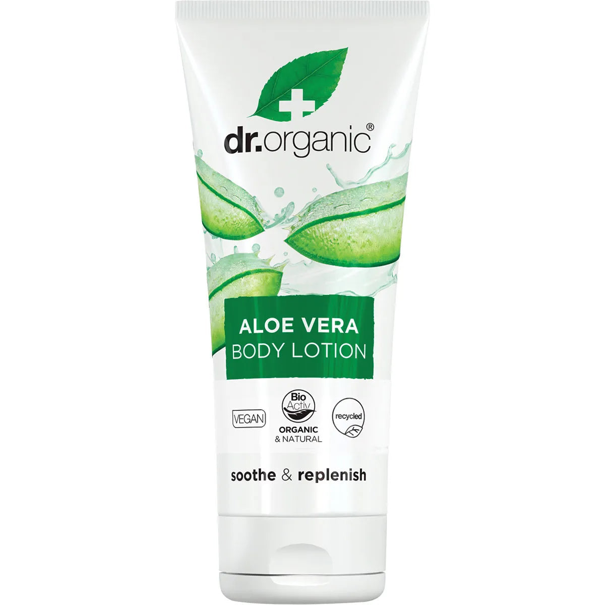 Dr Organic Skin Lotion with Organic Aloe Vera - Hydrating & Soothing Moisturizer for Dry, Sensitive Skin | Perfect for Daily Use & After Sun Care