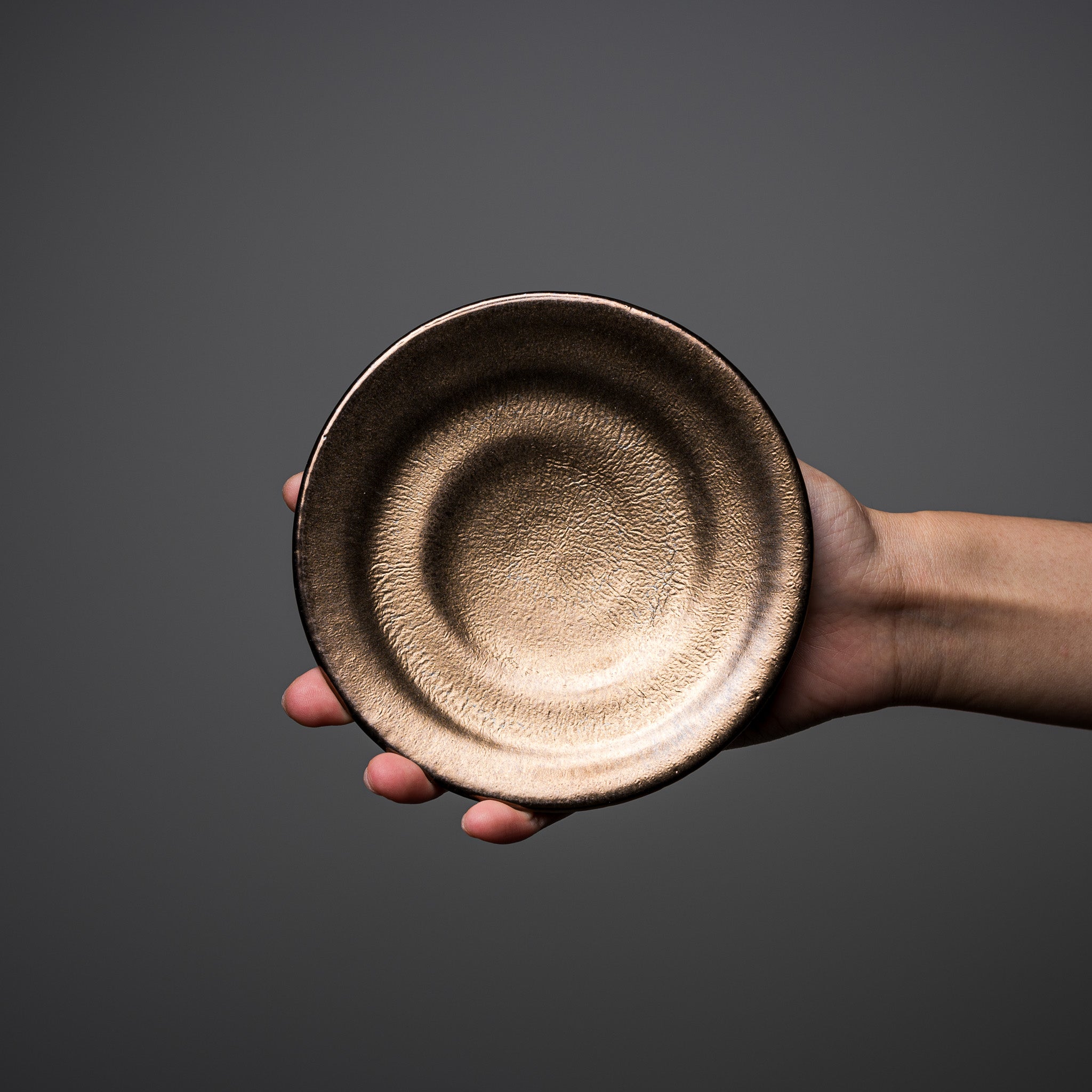 NINSHU 13 cm Single Plate - Kirameki Shine Porcelain Dish for Sushi, Desserts & Appetizers | Elegant Dining & Party Serving