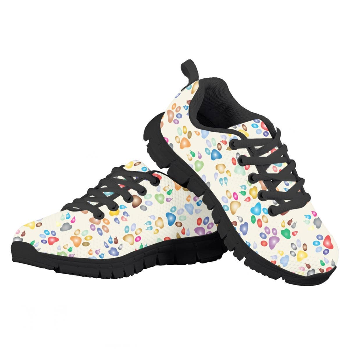 **Leopard Print Running Shoes for Girls - Kids Lightweight Comfortable Walking Tennis Sneakers - Animal Skin Design - Perfect for Sports, School & Casual Wear**