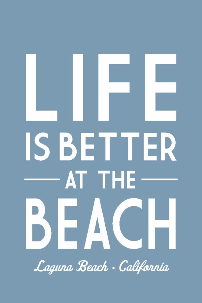 Laguna Beach California Travel Poster - 36x54 Giclee Gallery Print Wall Art Decor | Coastal Beach House Decor, Vacation Home Wall Art, Surfer Gift Idea
