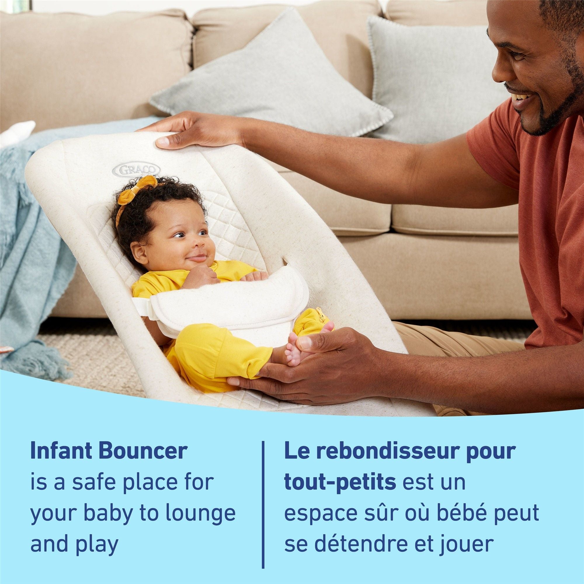 Graco JumpStart Activity Bouncer - Baby Bouncer Seat with Toys & Music for Infants - Perfect for Playtime, Tummy Time & Learning Development