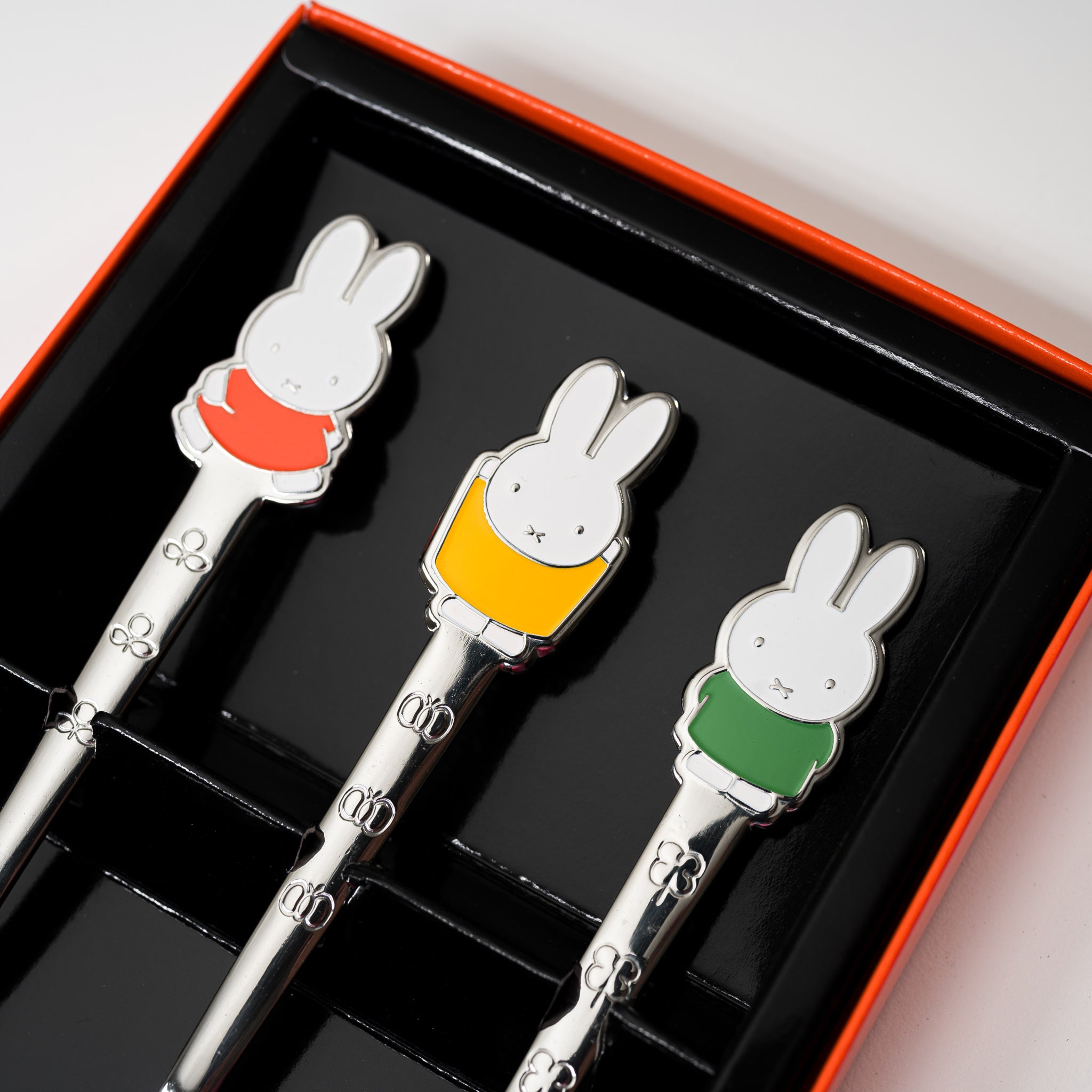 Miffy Trio Spoons Set - 3-Piece Bunny-Themed Baby Feeding Utensils for Toddlers | Perfect for First Foods, Weaning, and Baby-Led Weaning at Home or Travel
