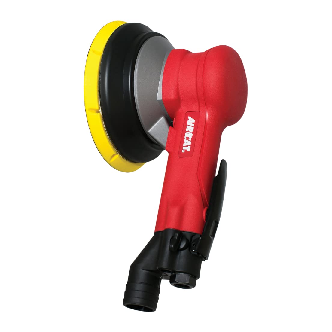 AIRCAT 6700-6GCV Pneumatic Orbital Sander - 900 RPM Geared Planetary Motion for Woodworking & Auto Body Sanding | Professional Central Vacuum Sander for Smooth Finishing