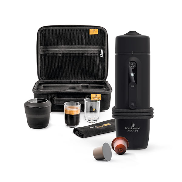 Handpresso Auto NS Capsule Espresso Machine - Portable Coffee Maker for Home, Office & Travel - Compatible with Nespresso OriginalLine Pods - Perfect for Coffee Lovers & On-the-Go Brewing
