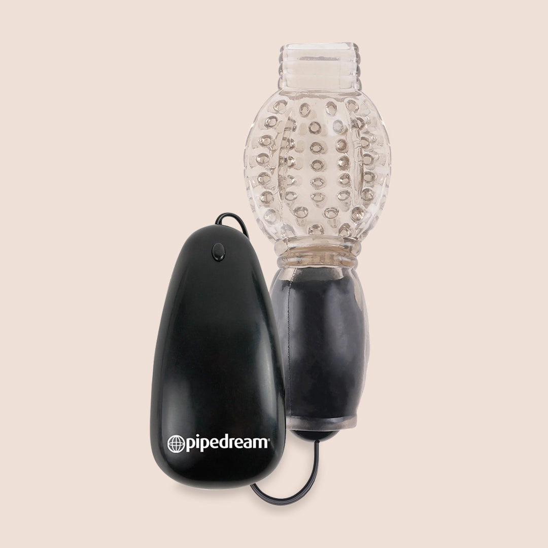 Fetish Fantasy Series Vibrating Head Teaser - Remote Controlled Adult Toy for Couples Play & Sensual Massage