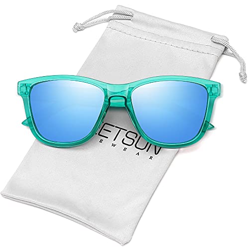 Transparent Green Frame/Blue Lens