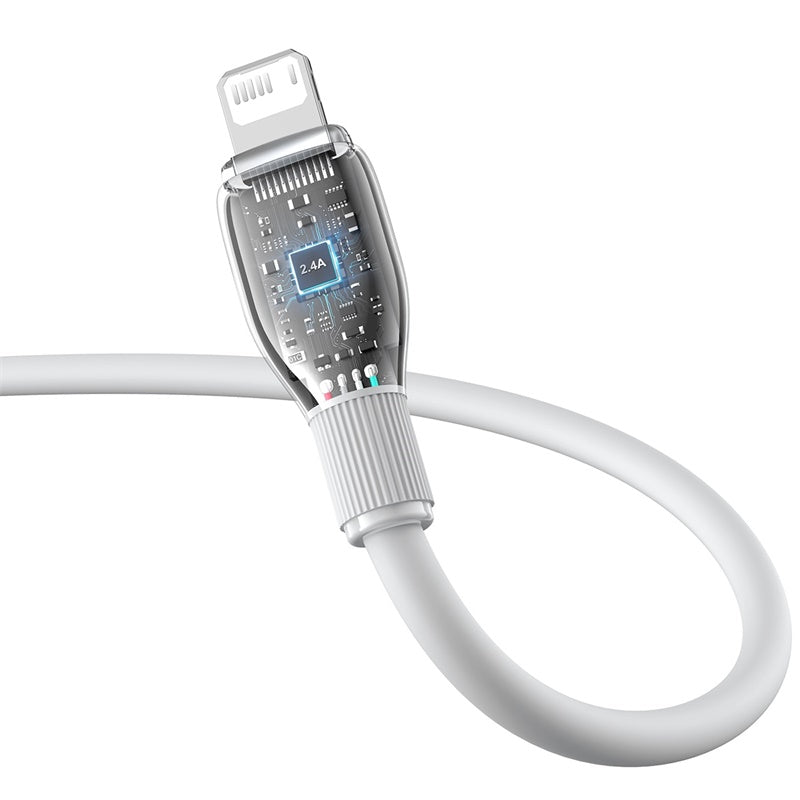 Baseus 2M USB to Lightning Charging Cable for iPhone - Fast Charging & Durable - Perfect for Home, Office, and Travel Use