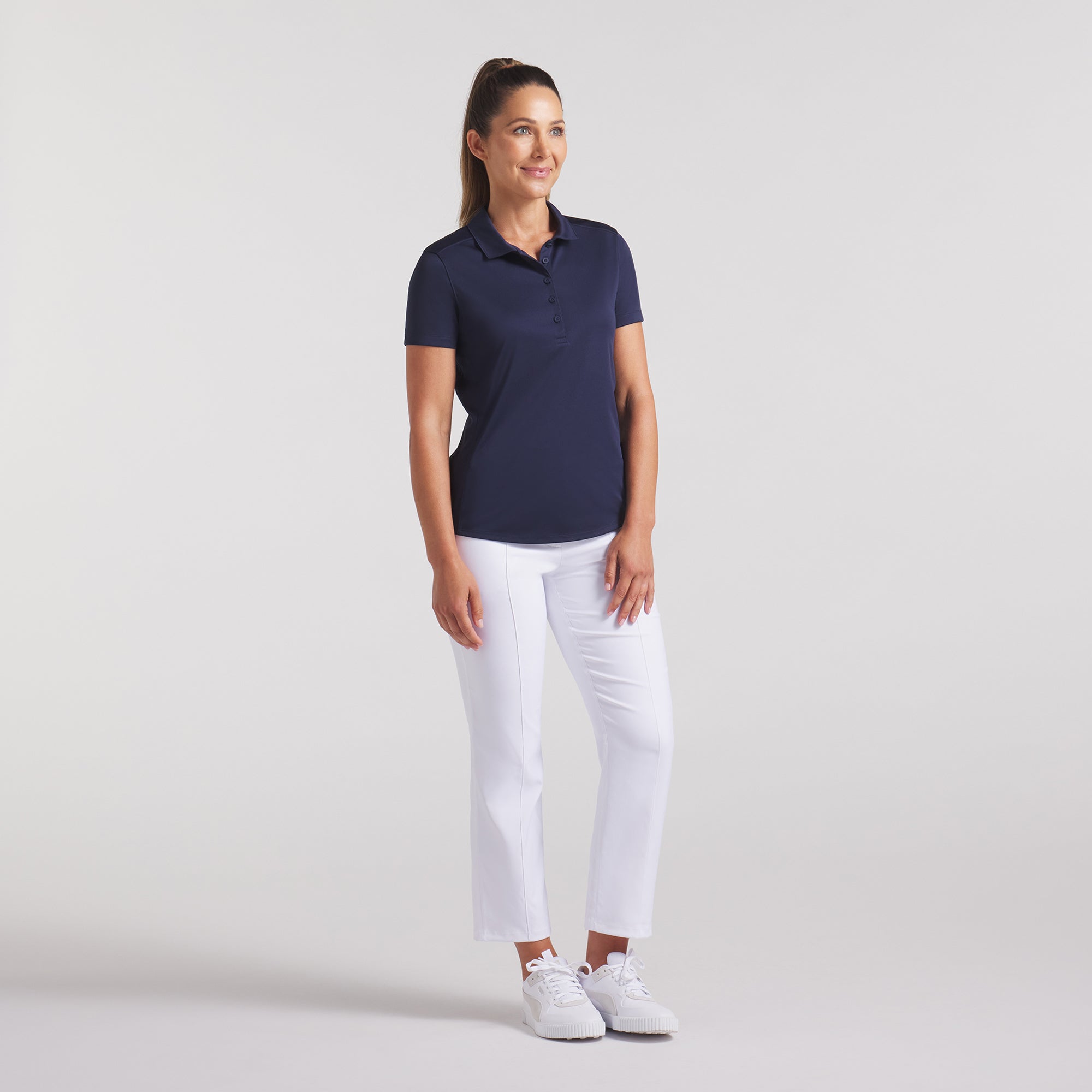 Women's Pure 2.0 Golf Polo Shirt - Breathable Moisture-Wicking Performance Top for Golf & Active Wear | Perfect for Golfing, Tennis & Outdoor Sports