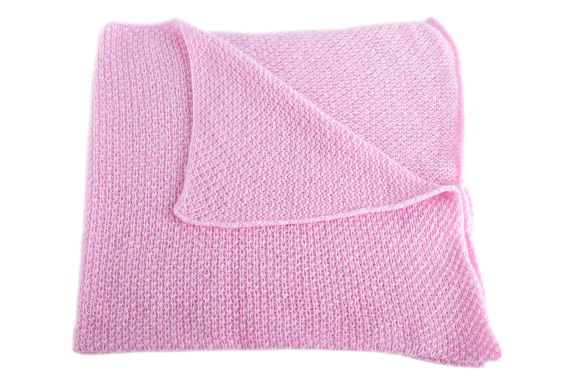 Super Soft 100% Cashmere Baby Blanket for Girls - Handmade in Scotland - Luxurious Pink Blanket for Newborns, Infants & Toddlers | Perfect for Nursery, Stroller & Gift Giving