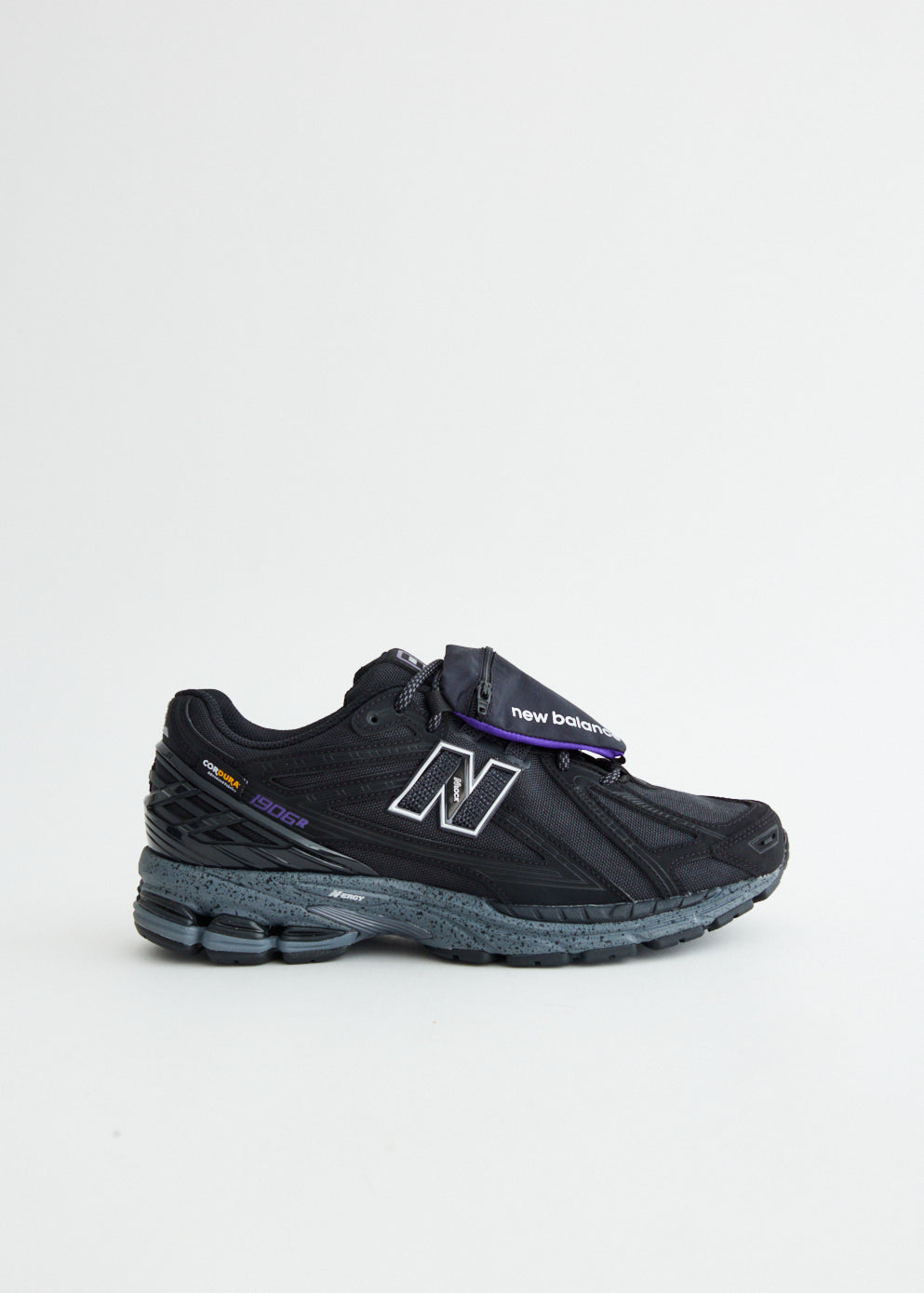 1906 Cordura Pocket Black Sneakers - Durable & Stylish Men's Running Shoes for Outdoor Activities & Casual Wear