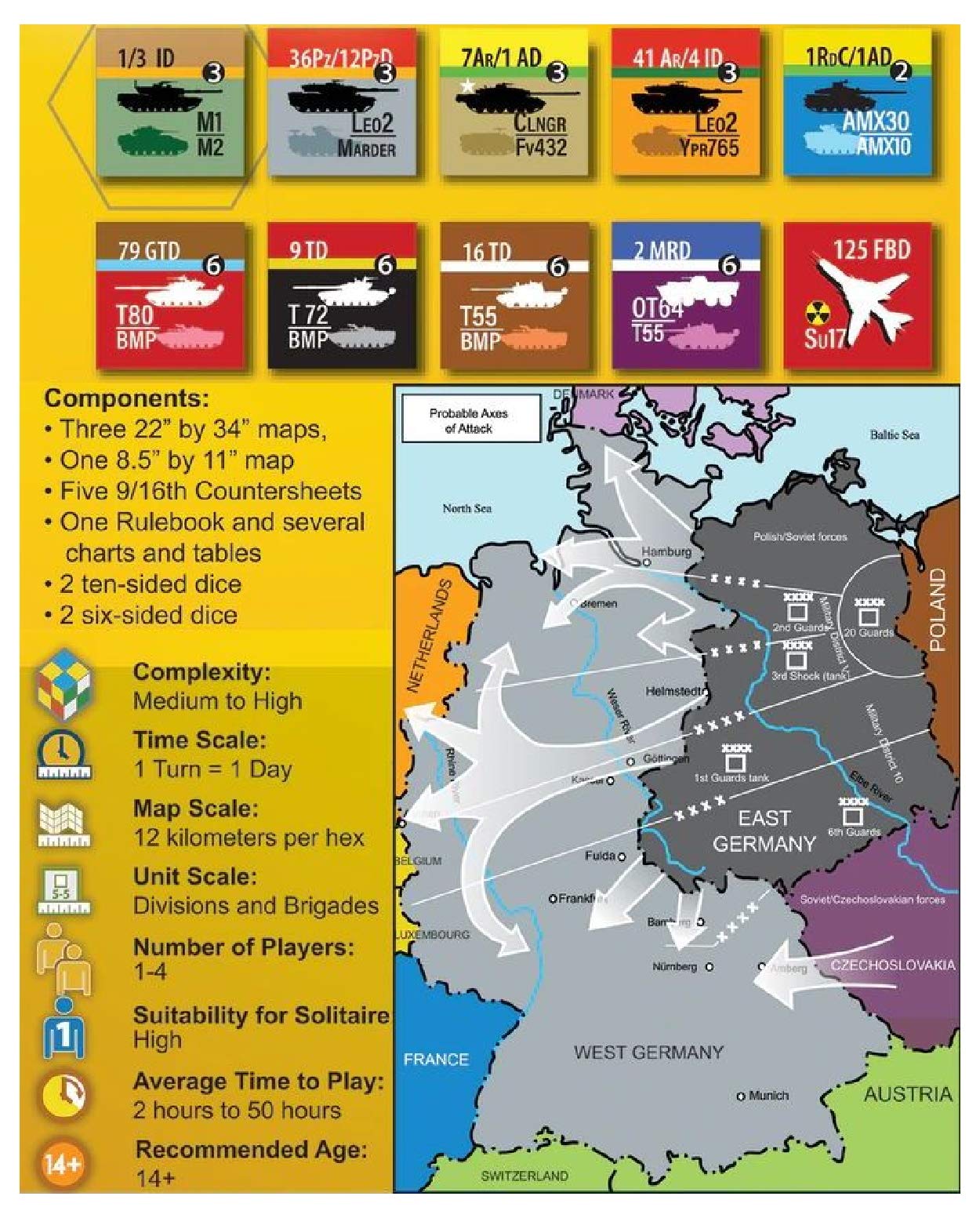 The Doomsday Project: Episode One - Battle for Germany Board Game | Strategic WWII War Game for Adults & Teens | Perfect for Game Nights & History Enthusiasts