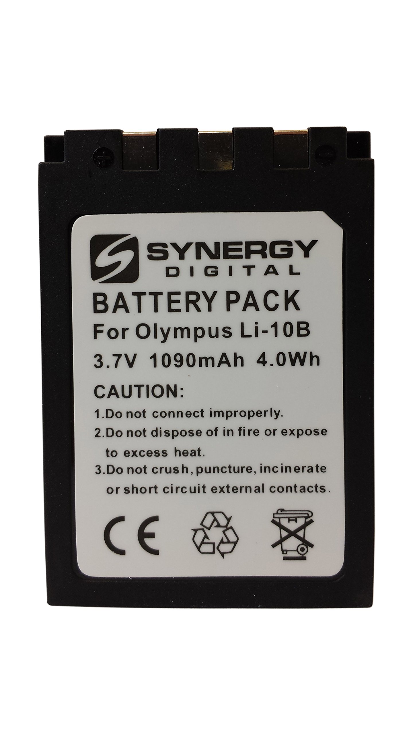 Synergy Digital Camera Kit - SDLI10B Battery & SDM-148 Charger for Olympus D894L - Perfect for Travel Photography