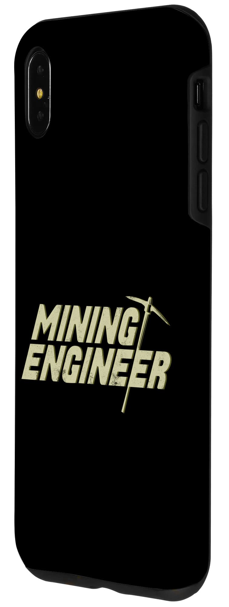 iPhone XS Max Case for Mining Engineers - Durable Mining Pickaxe Design Phone Cover | Perfect for Underground Work & Engineering Professionals