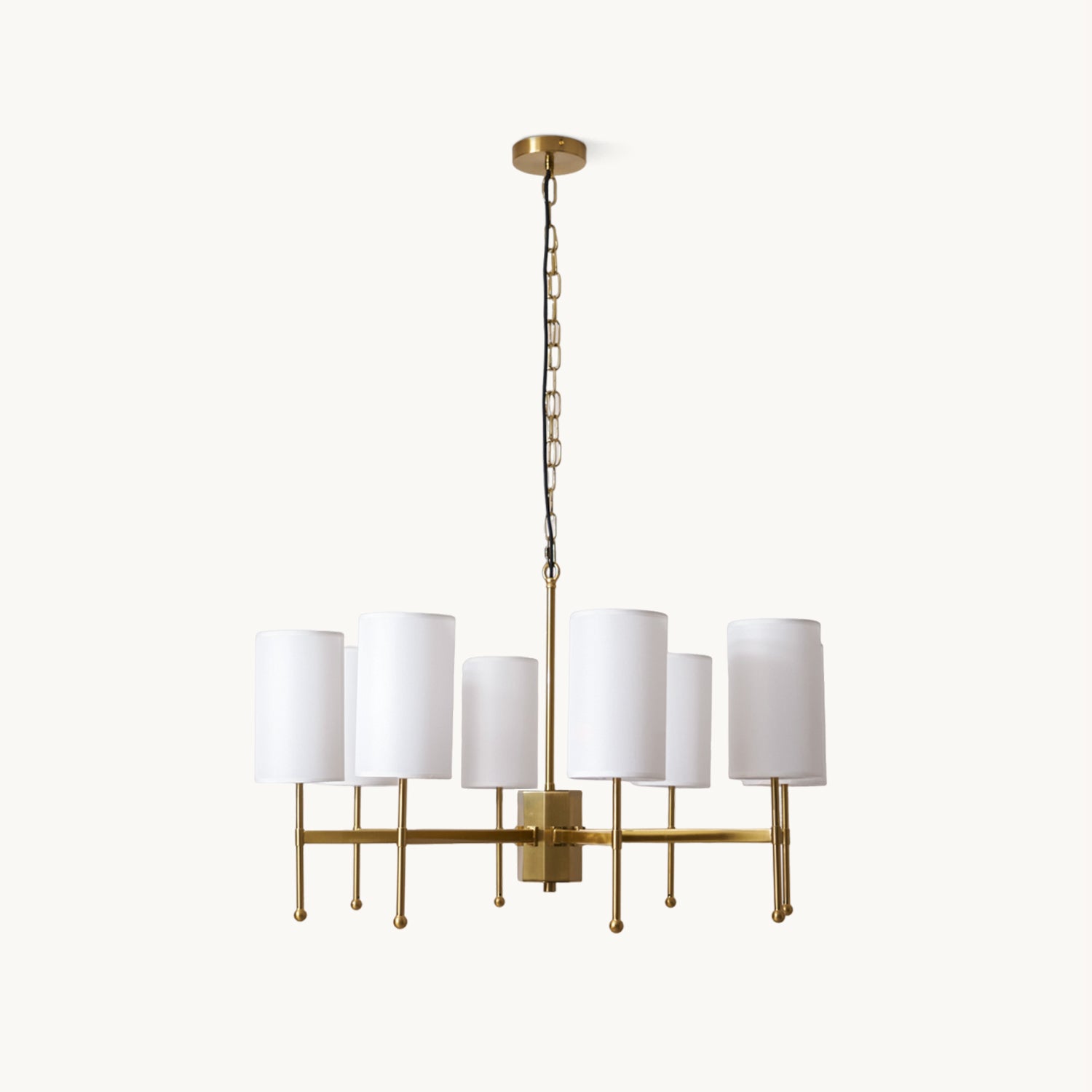 Kichler Modern Crystal Chandelier - Elegant Ceiling Light Fixture for Dining Room, Bedroom & Living Room - Stylish Home Decor Lighting Solution