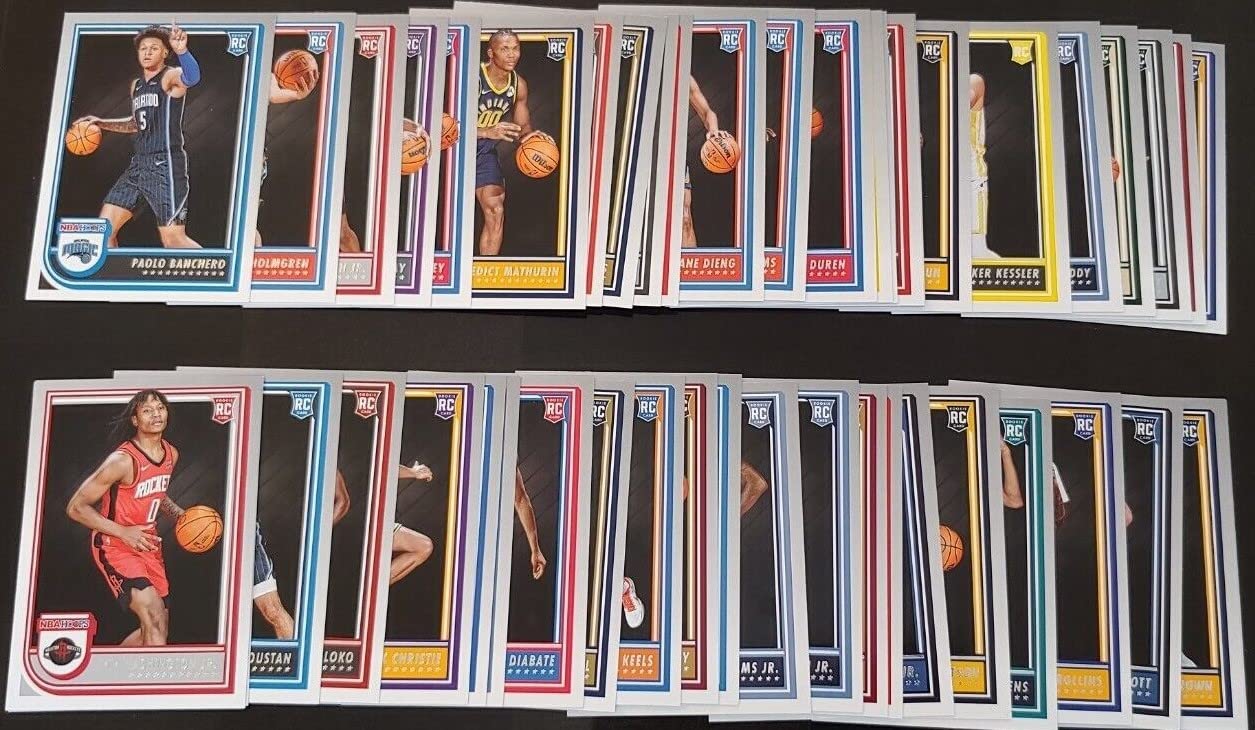 2022-2023 NBA Hoops Basketball Trading Card Complete 300-Piece Mint Set - Features Top Rookie Cards: Paolo Banchero, Chet Holmgren, Keegan Murray & More - Perfect for Collectors, Investors and Basketball Fans - Great for Display, Trading and Investment Portfolio Diversification