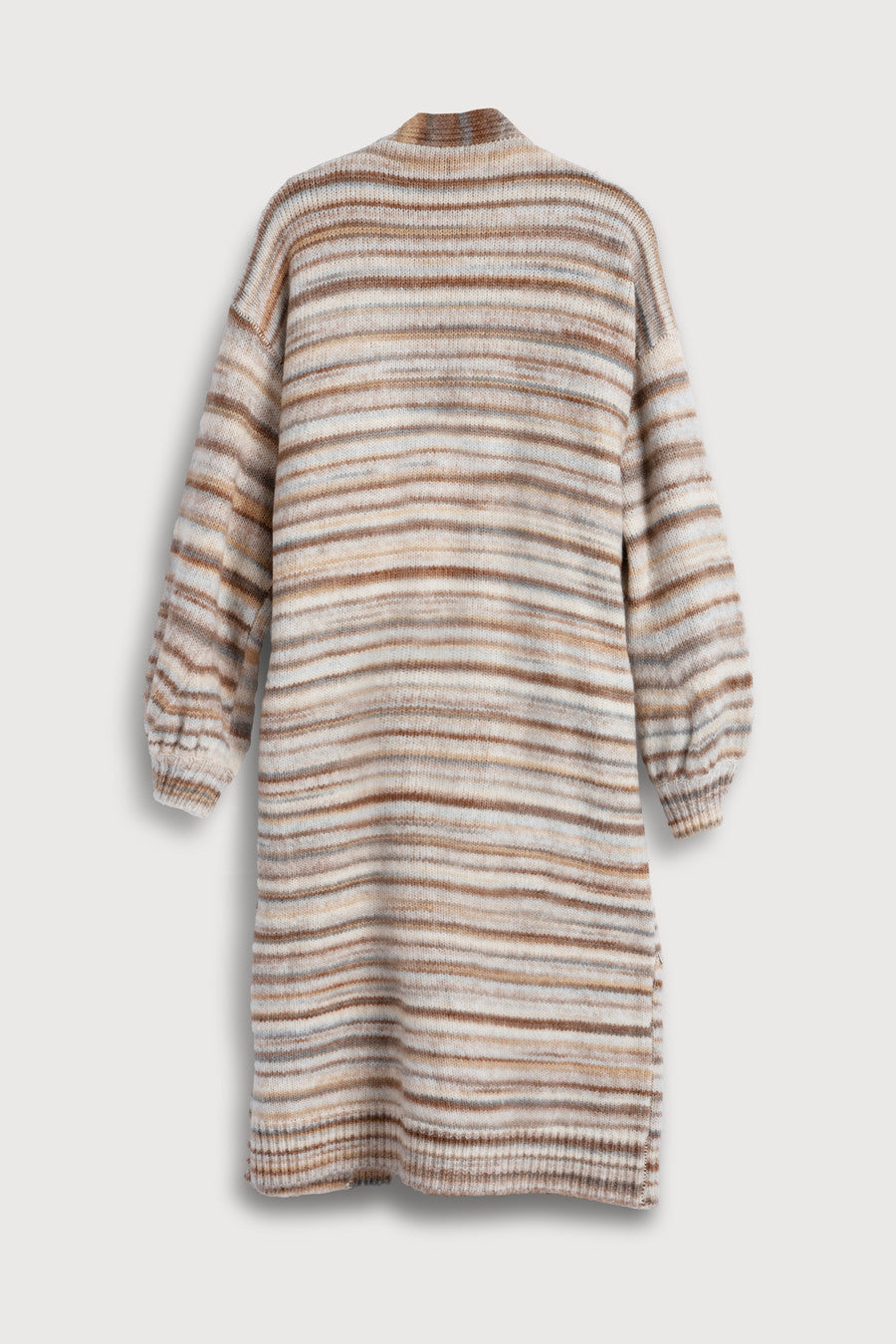 Stylish Horizontal Striped Long Cardigan Sweater for Women - Perfect for Fall Layering & Casual Outfits
