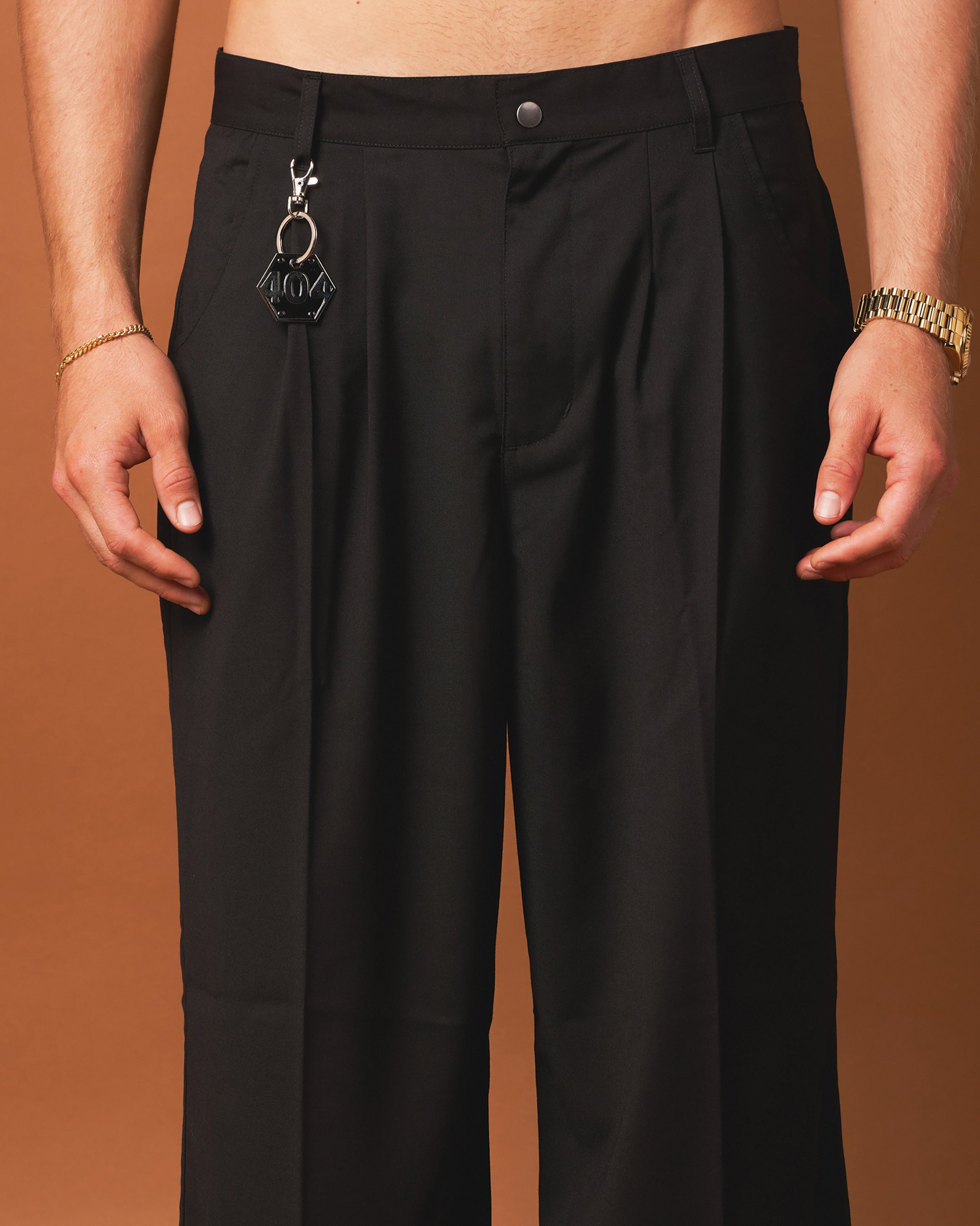 404 Flare Trousers for Women - High Waist Bell Bottom Pants Black Retro 70s Style - Perfect for Casual Wear, Parties & Vintage Fashion Outfits