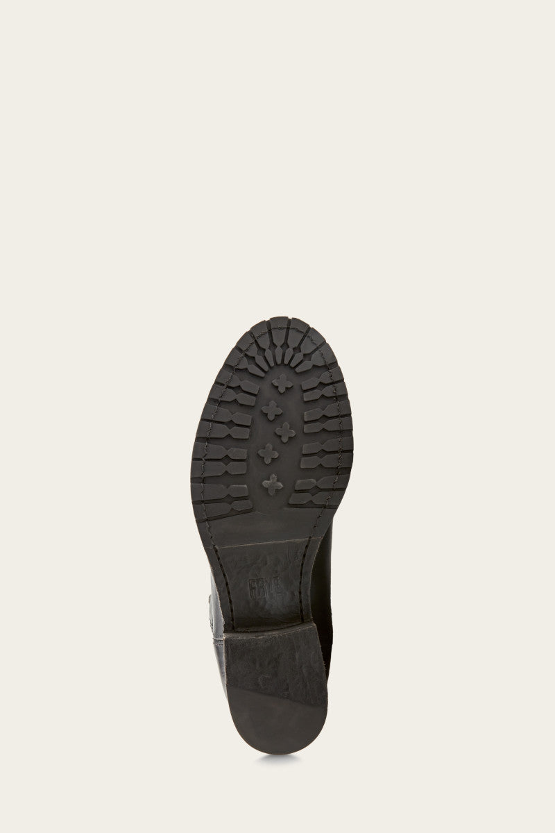 Melissa Button Lug Tall Boots - Vintage & Pre-Loved Women's Ankle Boots for Casual Outfits & Fall Fashion