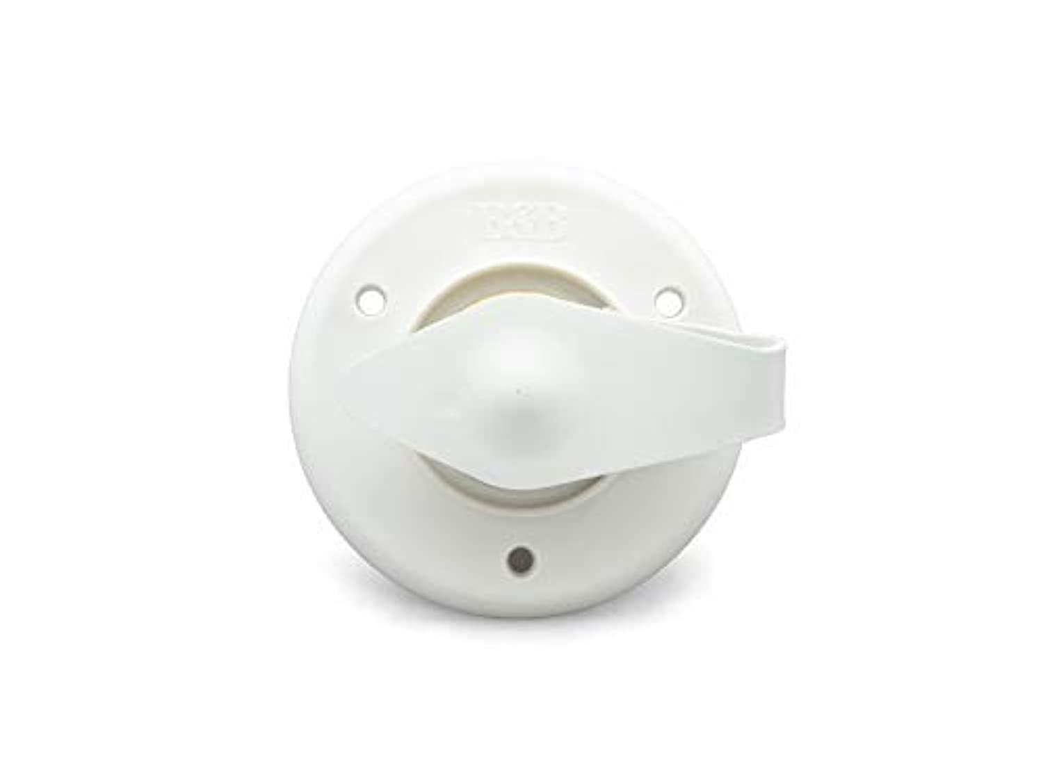 Thetford RV Water Inlet Flusher Replacement Part - Polar White (PN 94234) | B&B Molders Camper Accessories Without Check Valve | Perfect for RV Toilet Maintenance & Camper Plumbing Repairs