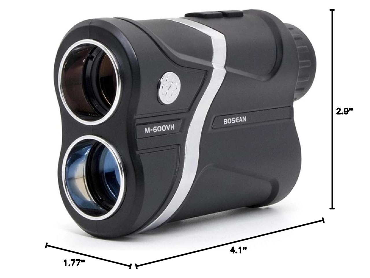 Premium Golf Rangefinder with Slope, Angle & Height Measurement - 650/1500 Yards Laser Range Finder with Flag Lock, Vibration & 7X Magnification - Rechargeable for Golf, Archery & Hunting - Perfect for Course Play, Tournament Practice & Outdoor Sports