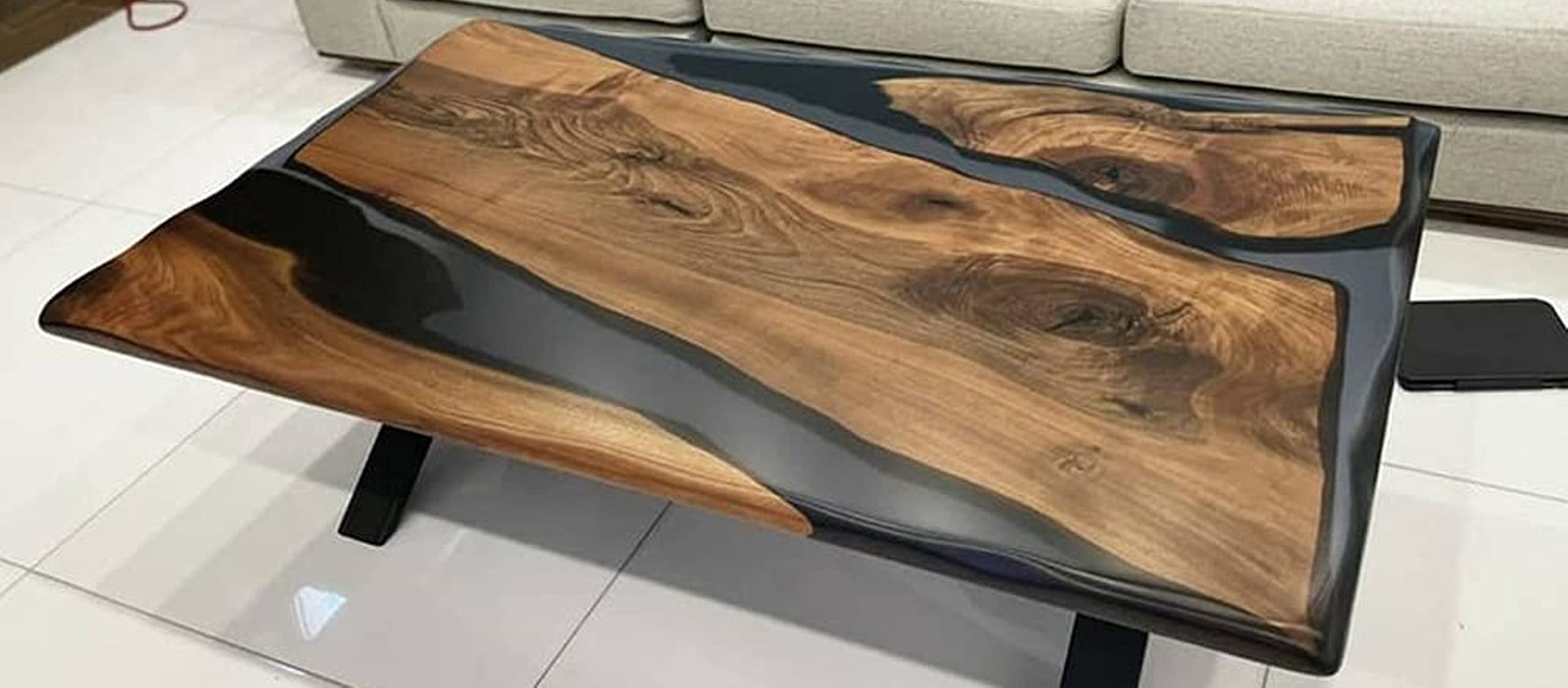 Epoxy Resin River Dining Table 52
