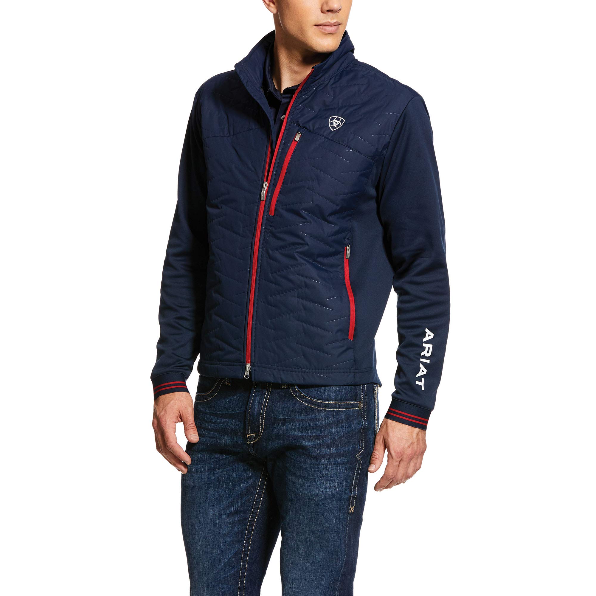 ARIAT Men's Hybrid Insulated Jacket - Waterproof Winter Coat for Outdoor Work & Hunting | Warm Workwear for Cold Weather Activities