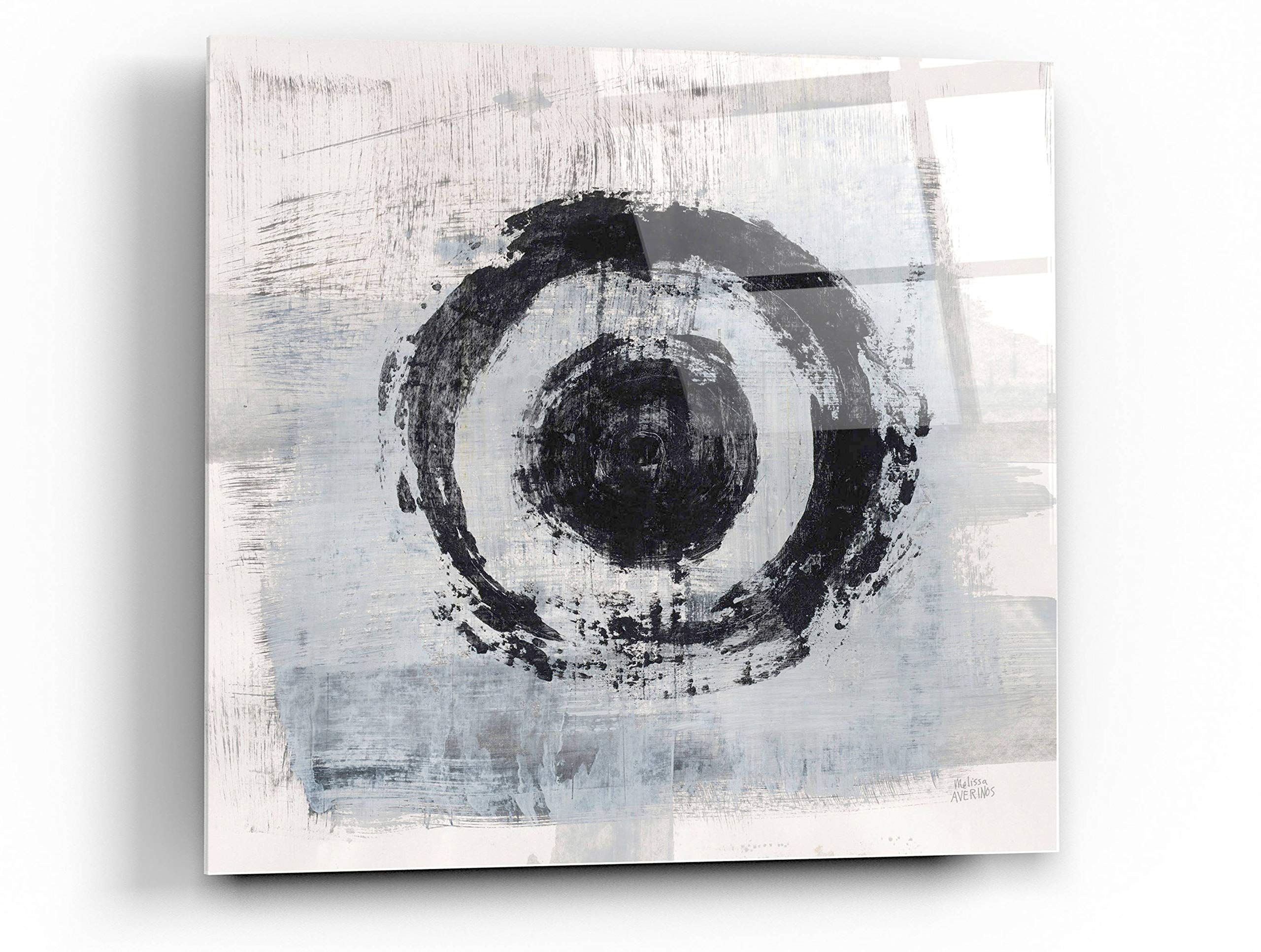 Epic Art 'Zen Circle II Crop' by Melissa Averinos - 24x24 Inch Modern Acrylic Glass Wall Decor - Perfect for Living Room, Bedroom & Office Zen Decor