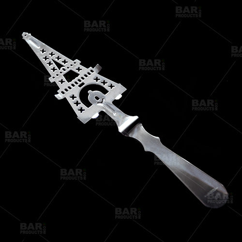 BarConic® Premium Stainless Steel Absinthe Spoon with Elegant Design - Perfect for Traditional Absinthe Dripping Rituals & Home Bar Accessories