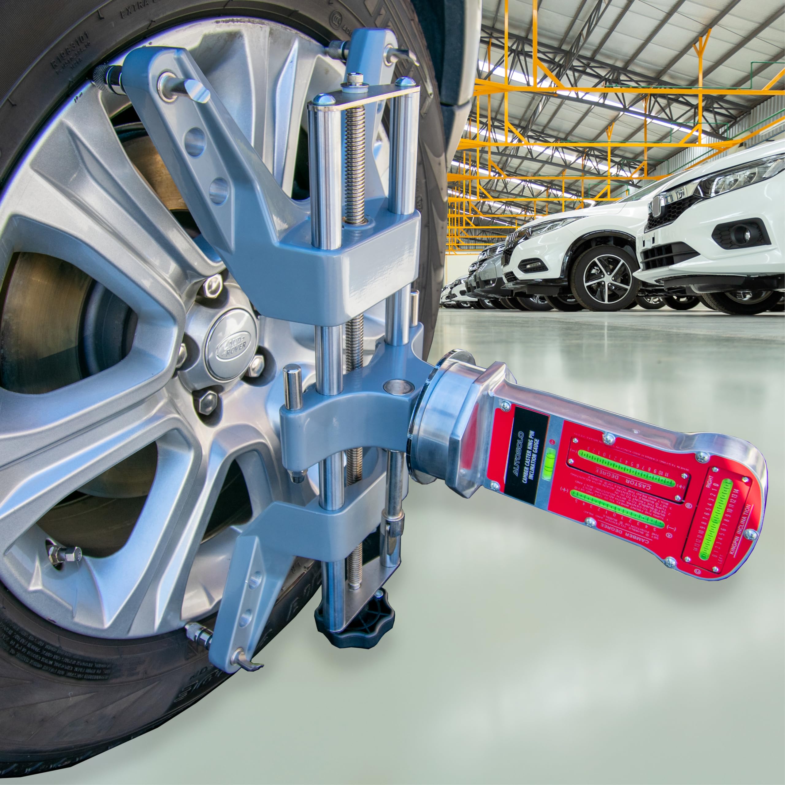 Premium Magnetic Wheel Alignment Gauge - Camber, Caster & Kingpin Angle Tool for Cars & Trucks | Professional Auto Repair & DIY Vehicle Maintenance