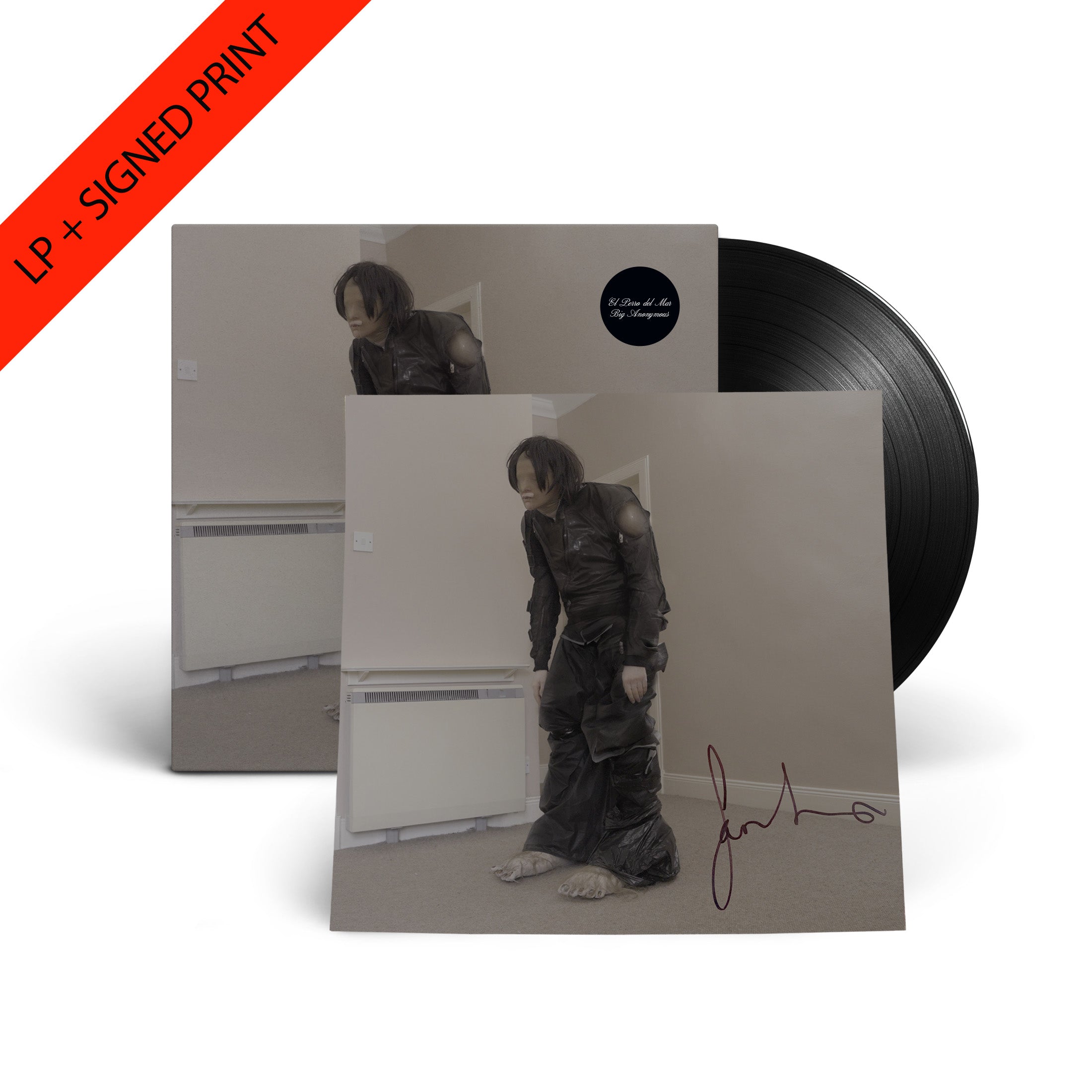 Big Anonymous LP Vinyl Record + Signed Print - Limited Edition Collectible for Music Fans & Vinyl Enthusiasts - Perfect for Home Decor, Music Collections & Gift Giving