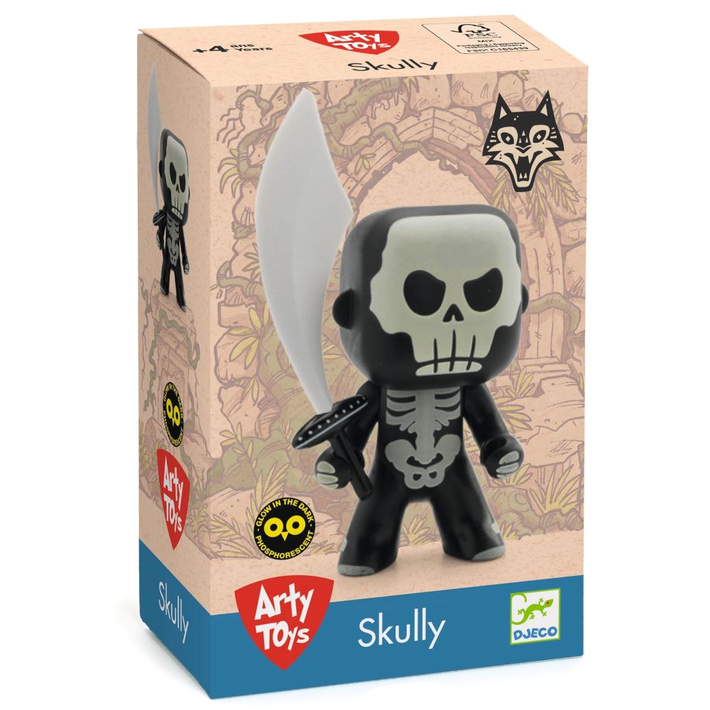 Djeco Arty Toys Skully - Creative Art Toy for Kids | Fun & Educational Activity for Home & Classroom Use