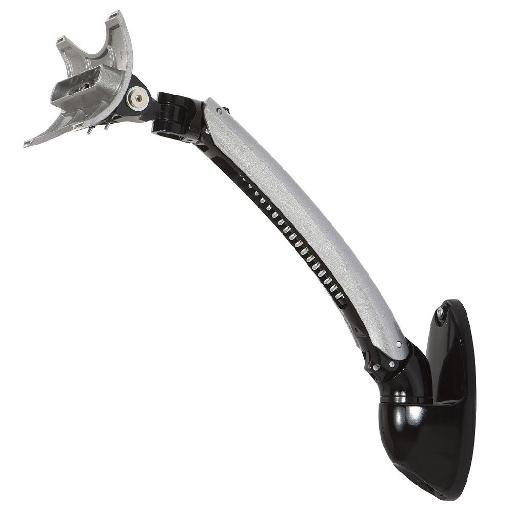 Cotytech MW-GSA Single Spring Arm Wall Mount for Monitors - Silver | Compatible with Apple Display | Perfect for Home Office, Gaming Setup & Workspace Ergonomics