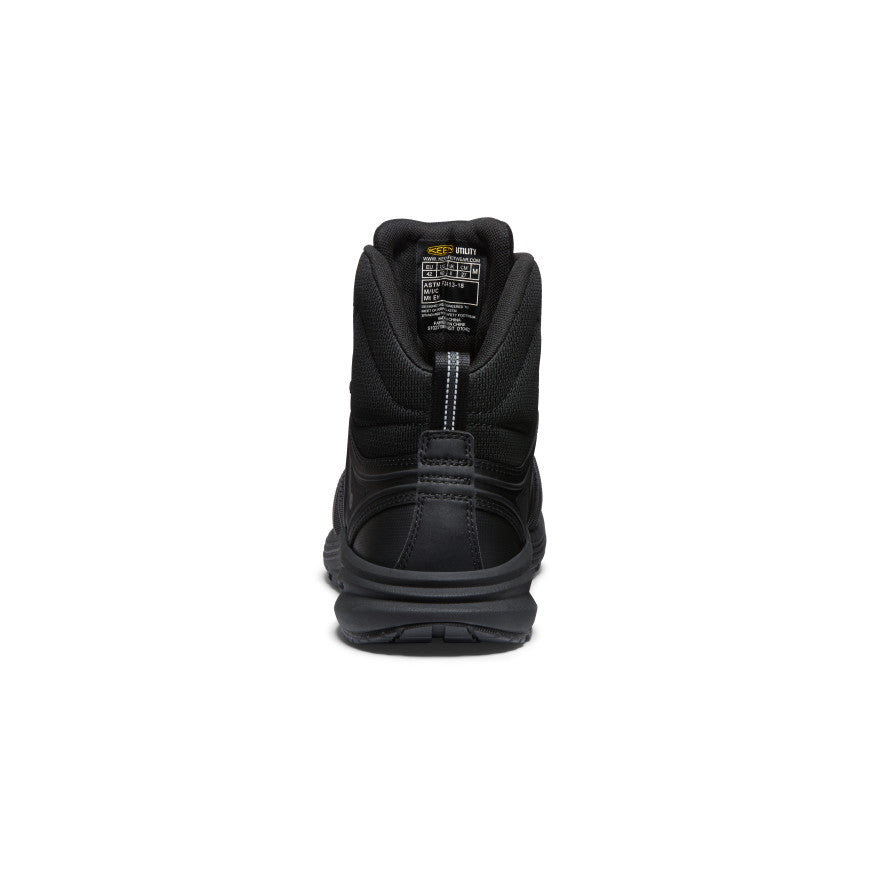 Men's Vista Energy Mid INT MET Carbon Toe Work Boots - Black/Raven - Durable Safety Shoes for Construction & Outdoor Work
