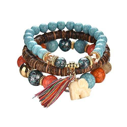 Stylish Multilayer Crystal Charm Beaded Bracelet for Women & Men - Silver Color One Size Fashion Jewelry - Perfect for Parties, Gifts & Everyday Wear