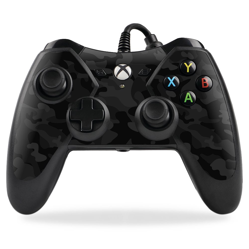 MightySkins Compatible with PowerA Pro Ex Xbox One Controller - Protective Skin Wrap Cover Sticker in Black Camo Design | Durable Protection for Gaming Sessions, Customize Your Controller Style