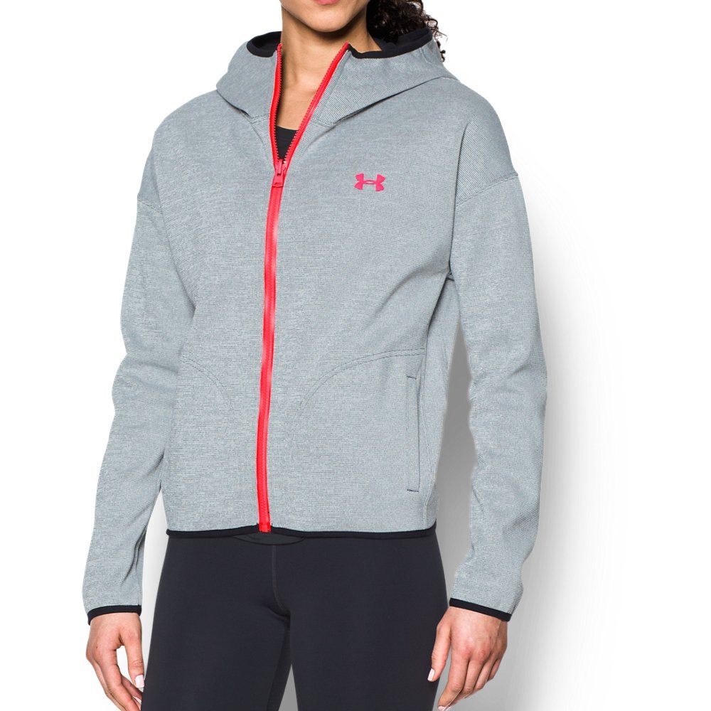 Under Armour Women's Double Threat Swacket - Lightweight Hooded Jacket for Running & Outdoor Activities | Water-Resistant & Breathable Activewear