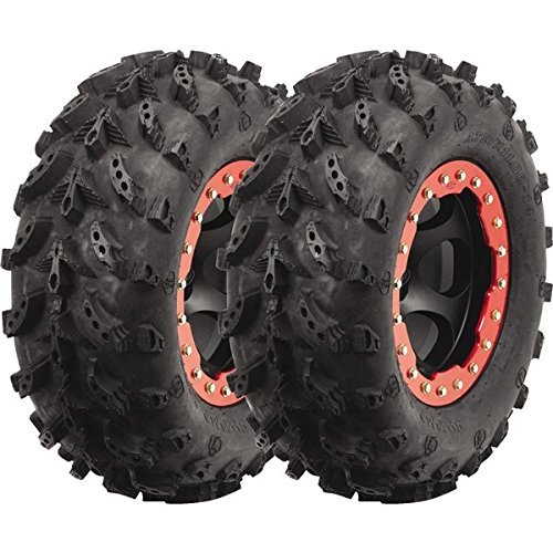 Interco Swamp Lite 25x12-9 (6ply) ATV Tires - Pair of 2 All-Terrain Off-Road Tires for Mud, Sand & Trail Riding - Perfect for ATVs, UTVs & Off-Road Vehicles