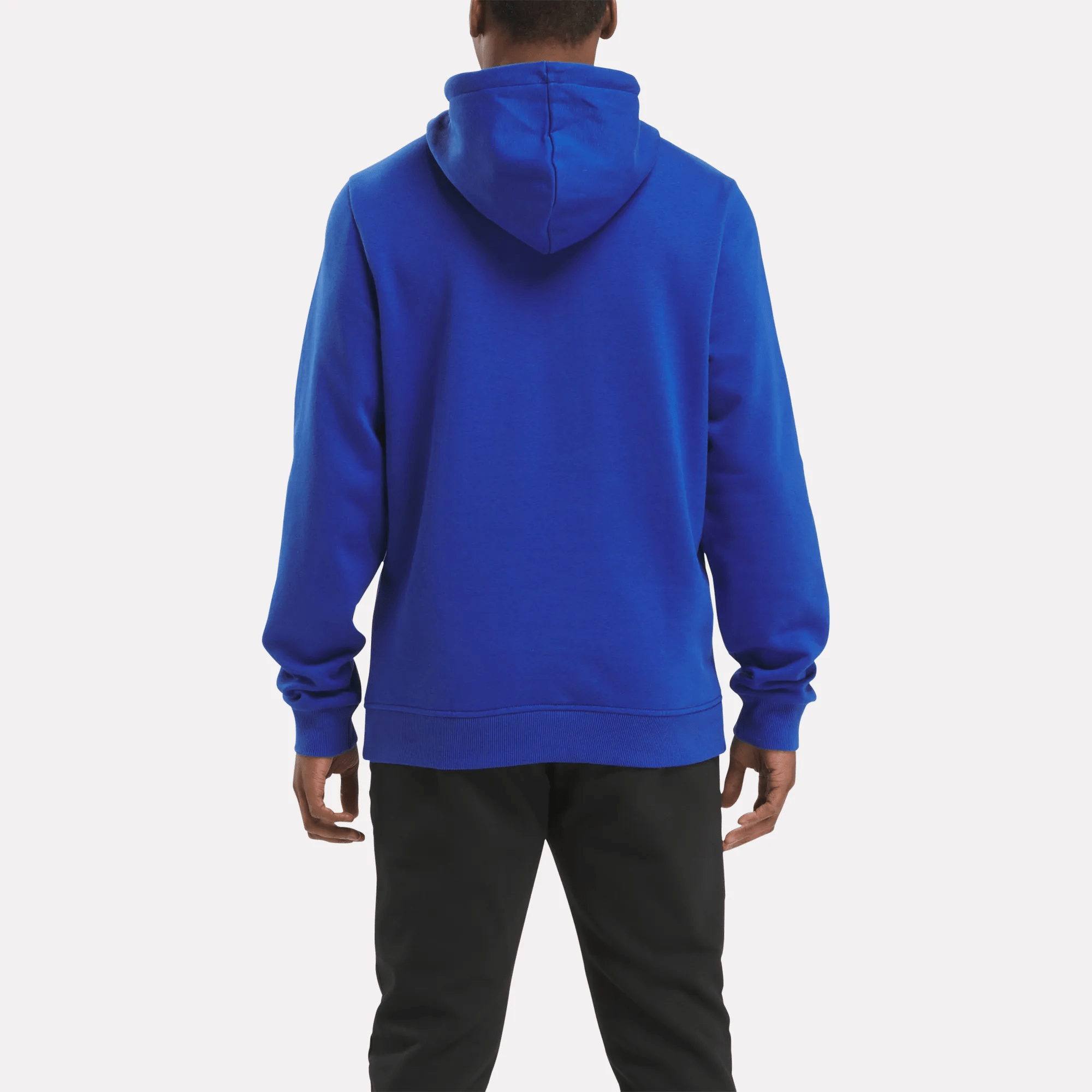 Reebok Men's Identity Small Logo Fleece Hoodie - Comfortable & Stylish Pullover for Casual Wear, Gym, and Outdoor Activities