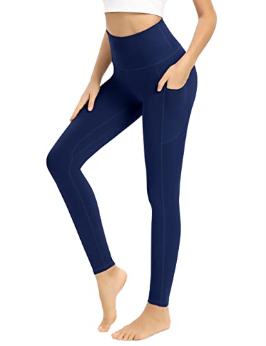 UUE Women's High Waisted Yoga Leggings with Pockets - Tummy Control Workout Pants & Butt Lifting Athletic Leggings for Yoga, Gym & Running