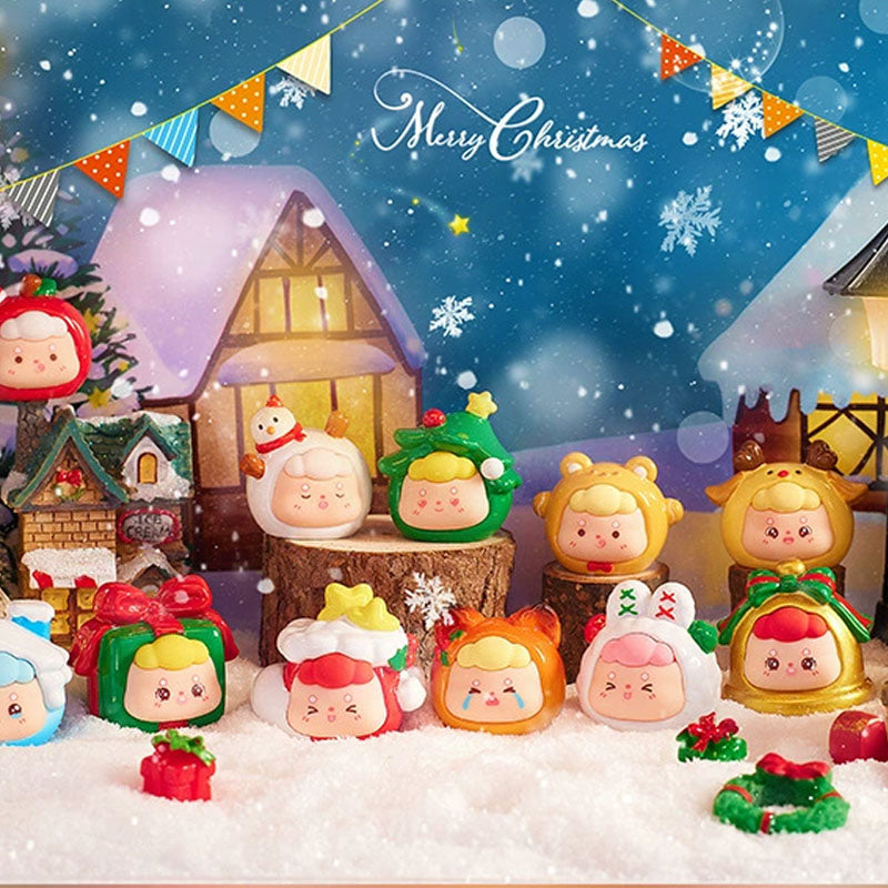PUPU Christmas Party Series Mystery Blind Box - Collectible Bean Toys for Holiday Gifts & Decorations | Perfect for Christmas Stocking Stuffers, Office Party Favors, and Kids' Surprise Gifts
