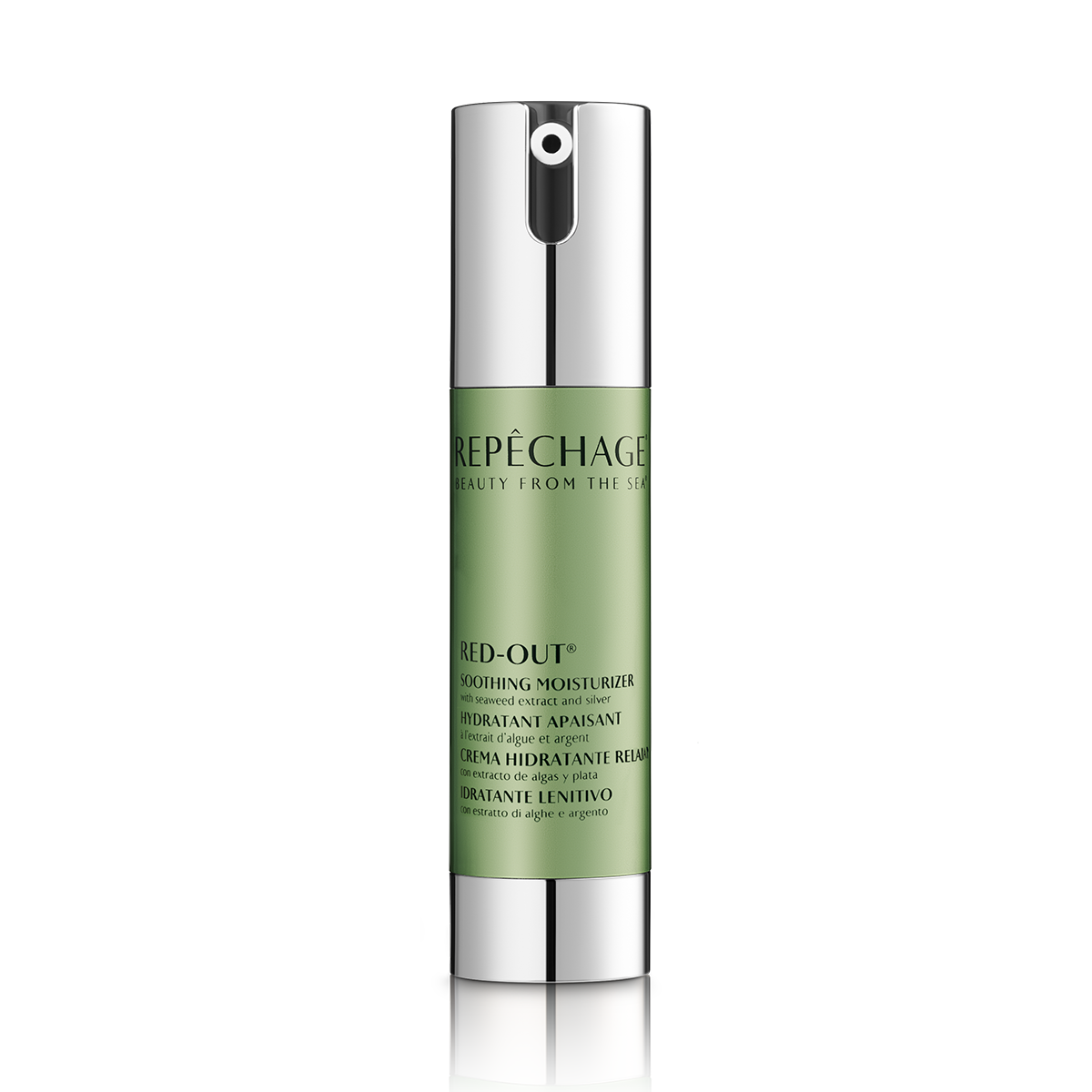 Red Out Soothing Moisturizer with Seaweed Extract & Silver - Hydrating Face Cream for Sensitive Skin, Acne Relief & Daily Skincare Routine