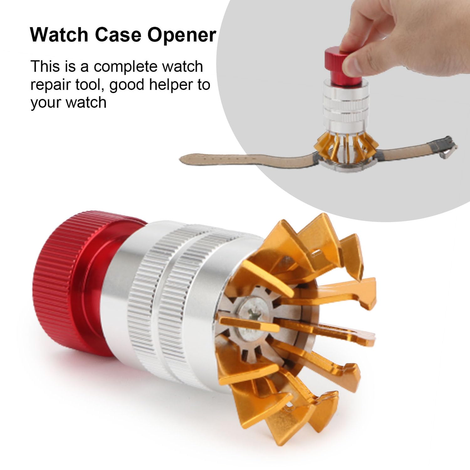 Professional Watch Battery Replacement Tool Kit - Watch Repair Tools Set with Case Opener & Crystal Lifter for Back Removal | Perfect for DIY Watch Repair, Maintenance & Battery Change at Home or Workshop