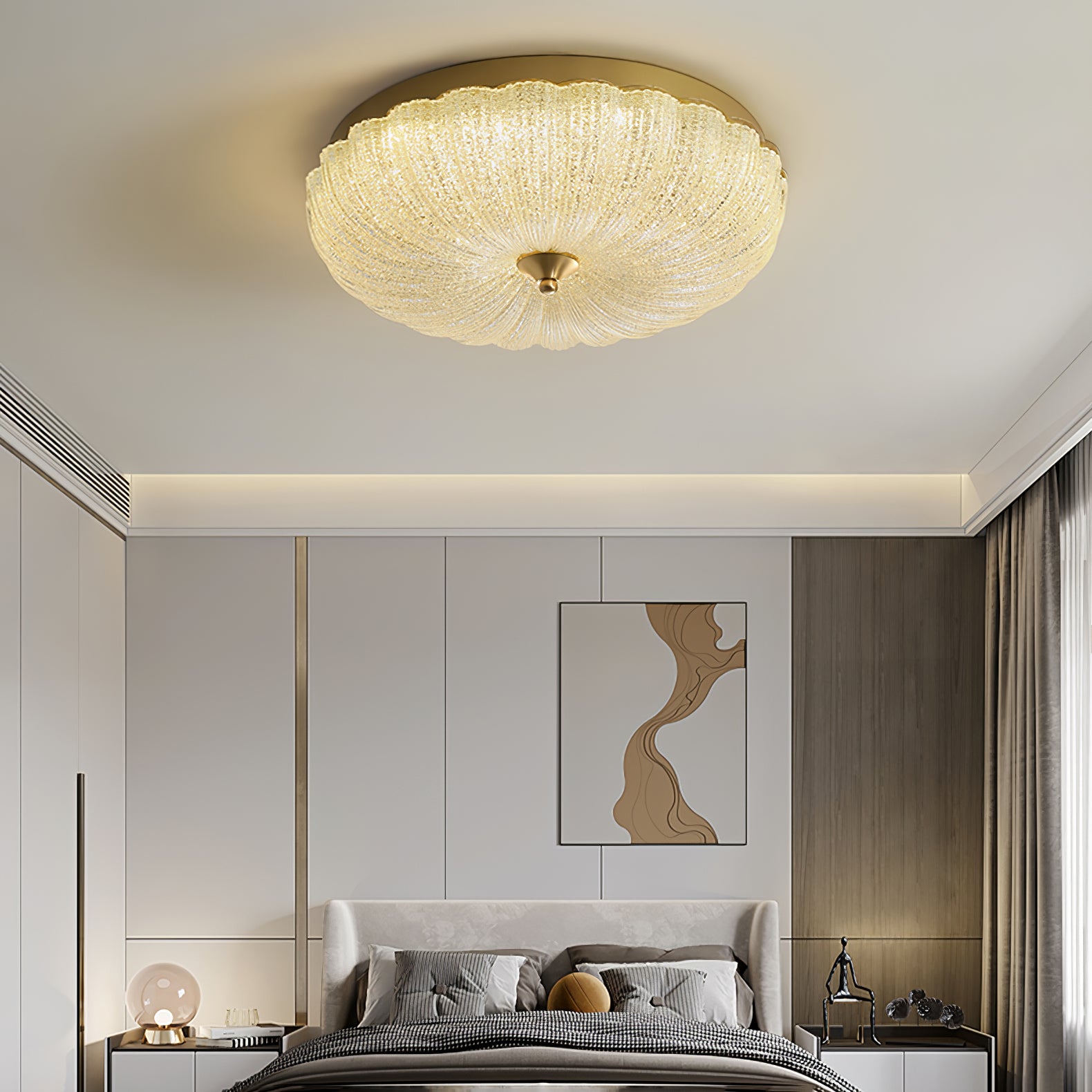 Enchanting Crystal Chandelier Ceiling Light - Elegant Modern Lighting Fixture for Living Room, Dining Room, Bedroom & Foyer | Energy Efficient LED Bulb Included